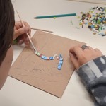 École Notre-Dame - juin 2022 Atelier Enfants Handicapés - Mosaïque Médoc