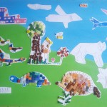Réalisation d'une fresque sur l'année 2021 Ateliers Enfants Handicapés- Mosaïque Médoc