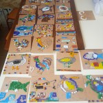 École primaire - printemps 2021 Atelier mosaïque à l'école - Médoc